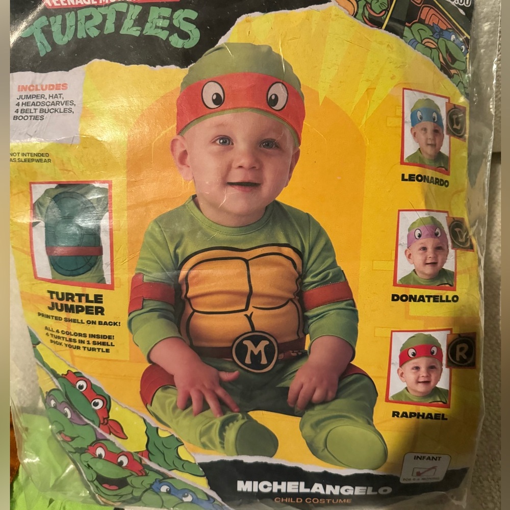 TMNT Teenage Mutant Ninja Turtles - Infant Costume